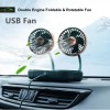 Double Engine Foldable & 360° Rotatable Fan
