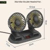 Stormfan Double Headed Fan with Temperature and Number Plate 