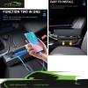 Gap Organizer with 2 USB Ports, iOS and Type-C QC3.0 Fast Cables
