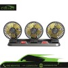 Triple Headed Fan with Number Plate & Air Freshener