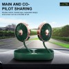 Double Engine Foldable & 360° Rotatable Fan